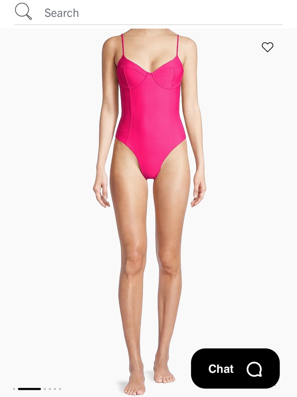 Ramy Brook Hot Pink One-Piece Swimsuit with Underwire